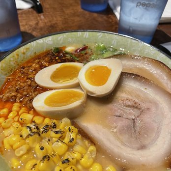 Ramen 4 Real - Hot Mi-So Hot with extra egg (friend ordered this and said was pretty good!) - Ramen Near Me - Reno, Nevada Ramen 4 Real - Hot Mi-So Hot with extra egg (friend ordered this and said was pretty good!) - Ramen Near Me - Reno, Nevada