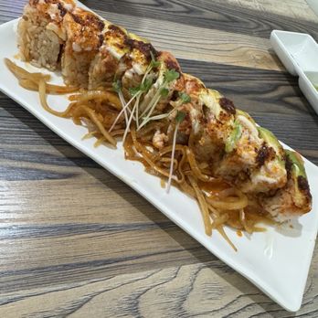 Sushi Miguels Style - The Acapulco roll Miguel's style. - Sushi Bars Near Me - Victorville, California Sushi Miguels Style - The Acapulco roll Miguel's style. - Sushi Bars Near Me - Victorville, California