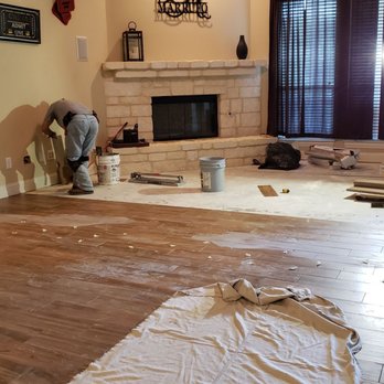 Pick Stone Construction - a living room being remodeled - General Contractors Near Me