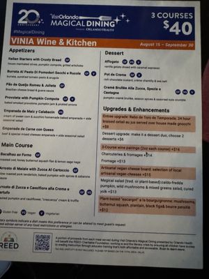 Menu photo 7 VINIA Wine & Kitchen Winter Park, FL Menu photo 7 VINIA Wine & Kitchen Winter Park, FL