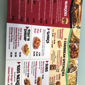 Uncle Bill's Cafe - Menu - Caribbean Near Me - Pembroke Pines, Florida