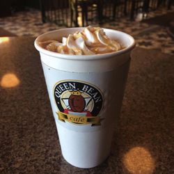 Mmm, a perfect caramel latte.