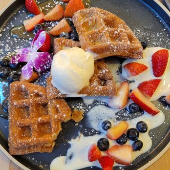 Eggy’s Neighborhood Kitchen - Churro waffles - Breakfast & Brunch Near Me - Berkeley, California Eggy’s Neighborhood Kitchen - Churro waffles - Breakfast & Brunch Near Me - Berkeley, California