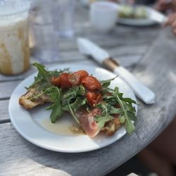 eb flo coffeehouse - Everything savory croffle.