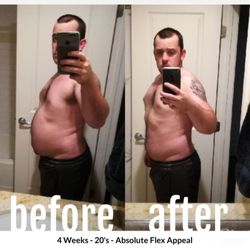 Absolute Flex Appeal Elite Training Facility - We truly pushed together as this was definitely a team effort, His work outside of the gym and adhering to the meal plan helped Greatly
