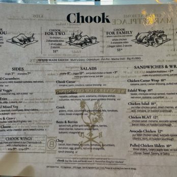 Chook - Menu - Chicken Shop Near Me - Greenwood Village, Colorado
