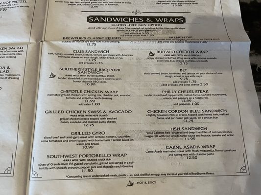 Menu photo 6 San Luis Valley Brewing Alamosa, CO