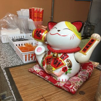 New China - Nice condiment area on the counter with CUTE lucky cat! - Chinese Near Me - Thorofare, New Jersey New China - Nice condiment area on the counter with CUTE lucky cat! - Chinese Near Me - Thorofare, New Jersey
