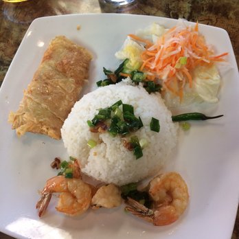 Com Tam Thanh - #25 broken rice with BBQ shrimp and shrimp cake ($9.25) - Vietnamese Near Me - San Jose, California Com Tam Thanh - #25 broken rice with BBQ shrimp and shrimp cake ($9.25) - Vietnamese Near Me - San Jose, California