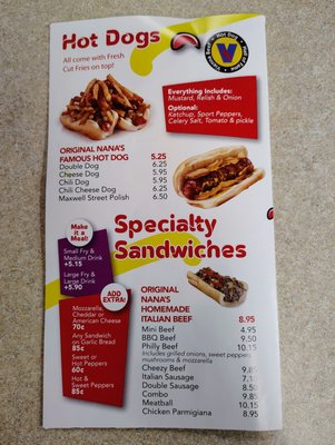 The Original Nana's Hot Dogs by null