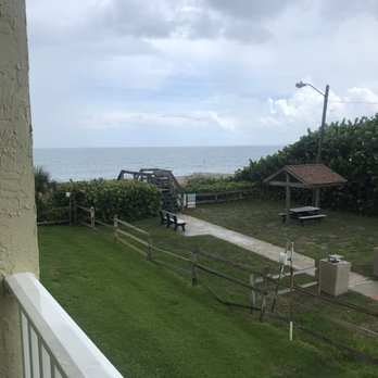Tuckaway Shores Resort - The view from our balcony on second floor - Hotels Near Me - Indialantic, Florida
