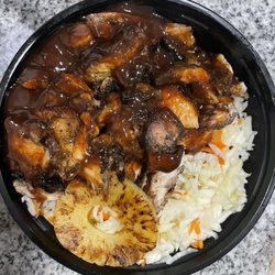 Barn Belly Burgers - Jerk Chicken & Rice