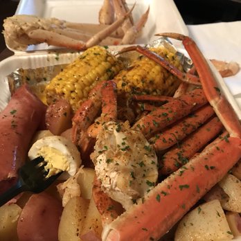 Krab Kingz - The king crab plate with the 10 shrimp, corn , egg and sausage. It was SLAMMIN! Fresh ! - Seafood Near Me - Killeen, Texas Krab Kingz - The king crab plate with the 10 shrimp, corn , egg and sausage. It was SLAMMIN! Fresh ! - Seafood Near Me - Killeen, Texas