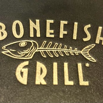 Bonefish Grill - I took a photo of the check cover booklet - Seafood Near Me - Schaumburg, Illinois