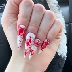 Gettin Nailed - Halloween nails