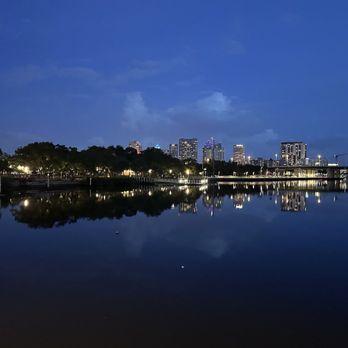 Oak and Ola - Walk outside of the restaurant to this beautiful view - New American Near Me - Tampa, Florida