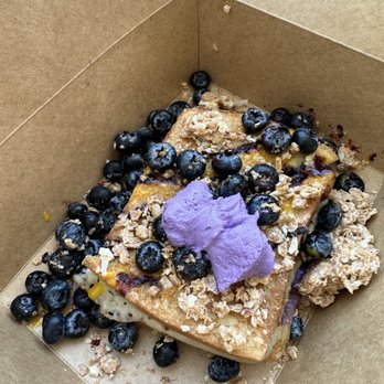 Toast Kitchen & Bakery - Ube French Toast - Breakfast & Brunch Near Me - Tustin, California Toast Kitchen & Bakery - Ube French Toast - Breakfast & Brunch Near Me - Tustin, California