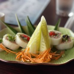 Andaman Asian Bistro - Kanisu Surami krab, avocado, masago and rice vinegar sauce.