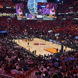 NBA game and great seating