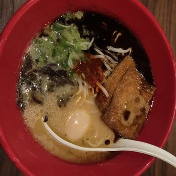 Ippudo San Francisco - Veggie Akamaru with tamago - Ramen Near Me - San Francisco, California Ippudo San Francisco - Veggie Akamaru with tamago - Ramen Near Me - San Francisco, California