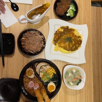 Kyuramen - Cherry Hill - Okonomiyaki katsu omelette rice, ramen split yum - Ramen Near Me - Cherry Hill, New Jersey