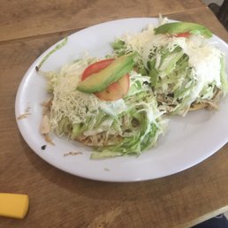 Chicken tostadas soooooo good Chicken tostadas soooooo good