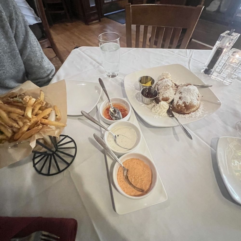 Beignets + Truffle Fries Beignets + Truffle Fries