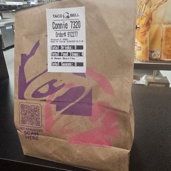 Taco Bell - That's my order! I had to sign for it - Fast Food Near Me - Sierra Vista, Arizona Taco Bell - That's my order! I had to sign for it - Fast Food Near Me - Sierra Vista, Arizona