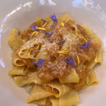 Bloom Carneros - Apricot and Spring Onion Pappardelle Pasta - New American Near Me - Sonoma, California Bloom Carneros - Apricot and Spring Onion Pappardelle Pasta - New American Near Me - Sonoma, California