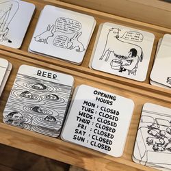 Therapy Stores - Cheeky coasters