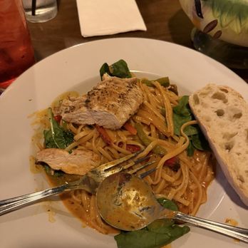 The Whistling Bird - Rasta Pasta (medium) - spicy with a sweet bite. Chicken was excellent - Caribbean Near Me - Gilbert, Minnesota The Whistling Bird - Rasta Pasta (medium) - spicy with a sweet bite. Chicken was excellent - Caribbean Near Me - Gilbert, Minnesota