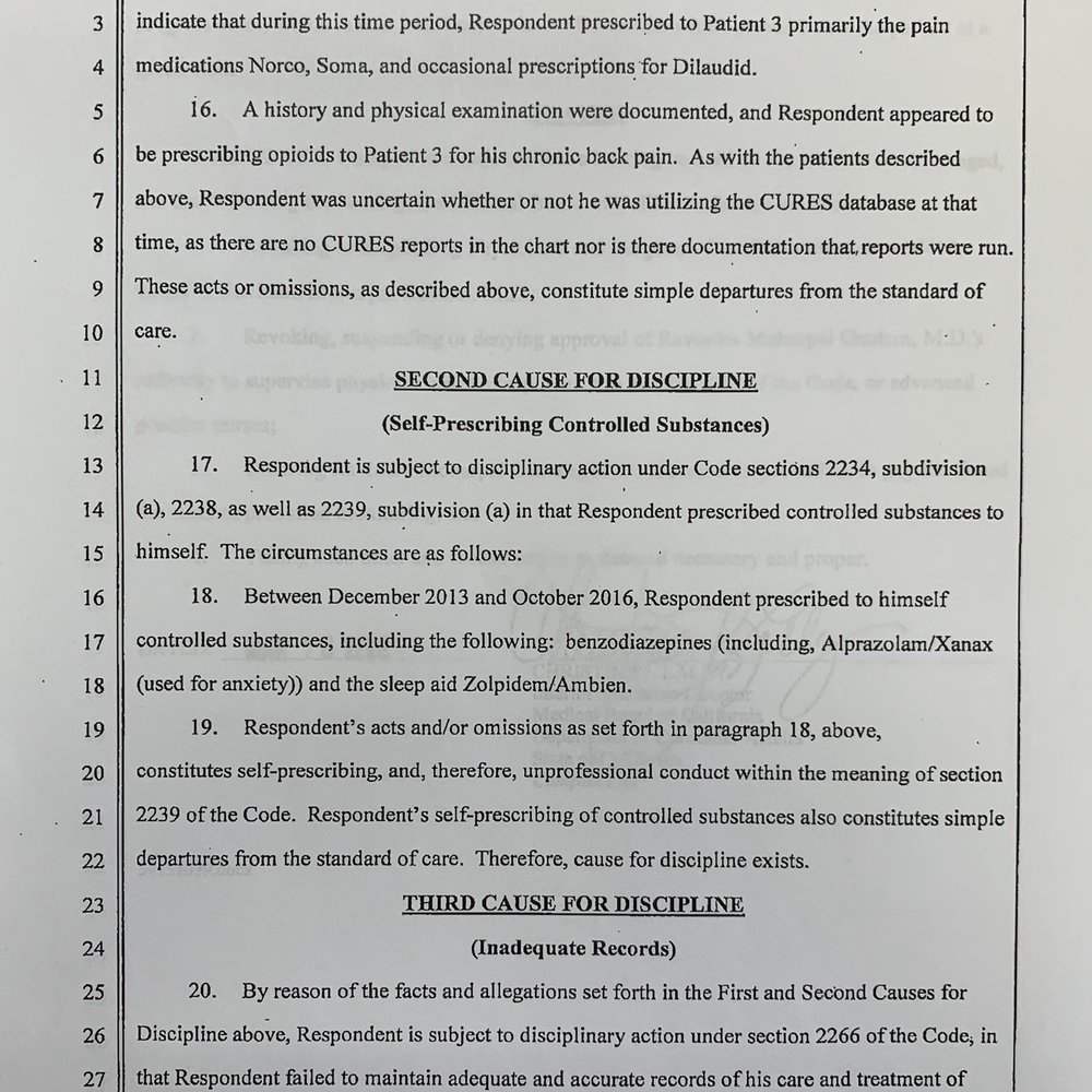 Page 6 of complaint against Dr at this hospital Page 6 of complaint against Dr at this hospital