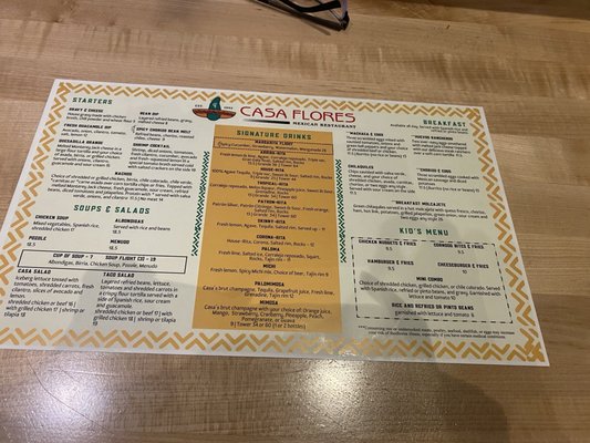 Menu photo 2 Casa Flores Sacramento, CA Menu photo 2 Casa Flores Sacramento, CA