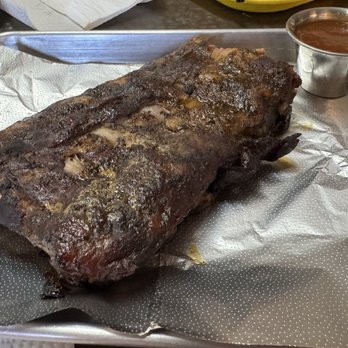 Dirty South BBQ House - Half rack ribs with bbq sauce - Barbeque Near Me - Yuma, Arizona Dirty South BBQ House - Half rack ribs with bbq sauce - Barbeque Near Me - Yuma, Arizona