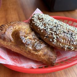 Damn Fine Hand Pies - Sausage Gravy and Dill Cream Cheese with Everything Seasoning