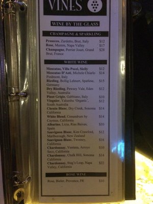 Menu photo 5 Vines by the H Sand Lake, FL Menu photo 5 Vines by the H Sand Lake, FL