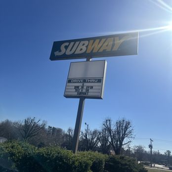 Subway - a subway sign and a street sign - Sandwiches Near Me - Greensboro, North Carolina Subway - a subway sign and a street sign - Sandwiches Near Me - Greensboro, North Carolina