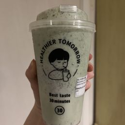 Matcha & Oreo Yogurt