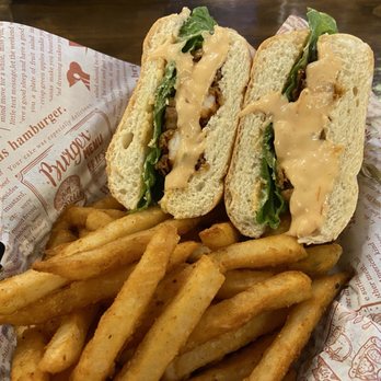 Cajun Crack'n - Shrimp Po' Boy was delicious - Seafood Near Me - Milpitas, California