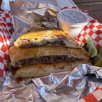 El Norteño Tacos - QUESABIRRIA (FLOUR TORTILLA 12¨) - Tacos Near Me - Spring, Texas