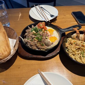 NEP Cafe - Beef belly banh mi chao & garlic noodles - Breakfast & Brunch Near Me - Irvine, California NEP Cafe - Beef belly banh mi chao & garlic noodles - Breakfast & Brunch Near Me - Irvine, California
