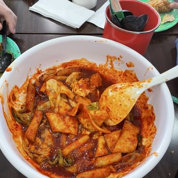 Luv Dduk - T-Bokki was a little spicy but was good. - Korean Near Me - Cerritos, California