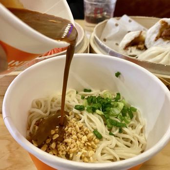 Ugly Dumpling Express - Noodles with sesame sauce was - Chinese Near Me - Springfield, Virginia