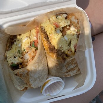 Hangry's - Hangry's breakfast burrito with chorizo - Food Trucks Near Me - Norfolk, Virginia Hangry's - Hangry's breakfast burrito with chorizo - Food Trucks Near Me - Norfolk, Virginia