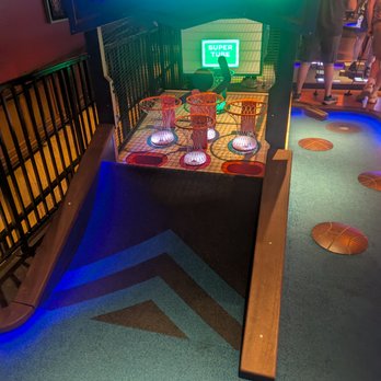 Puttshack - Nashville - Hit the "super tube" for max points on any hole. - Mini Golf Near Me - Nashville, Tennessee Puttshack - Nashville - Hit the "super tube" for max points on any hole. - Mini Golf Near Me - Nashville, Tennessee