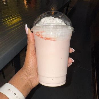 Hopdoddy Burger Bar - Strawberry Shake - Burgers Near Me - Cedar Park, Texas Hopdoddy Burger Bar - Strawberry Shake - Burgers Near Me - Cedar Park, Texas