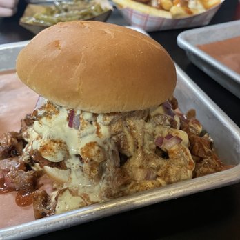 Sweet Smoke BBQ - Alabama Chopped Brisket Sandwich!! - Barbeque Near Me - Jefferson City, Missouri Sweet Smoke BBQ - Alabama Chopped Brisket Sandwich!! - Barbeque Near Me - Jefferson City, Missouri