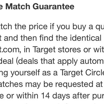 Target - Price match policy - Department Stores Near Me - Rowland Heights, California Target - Price match policy - Department Stores Near Me - Rowland Heights, California