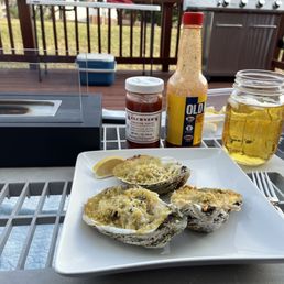 Chesapeake Bay grilled oysters Chesapeake Bay grilled oysters