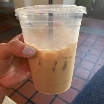 Pilgrim's Coffee House - Iced lavender latte with oat milk - Coffee & Tea Near Me - Fullerton, California Pilgrim's Coffee House - Iced lavender latte with oat milk - Coffee & Tea Near Me - Fullerton, California